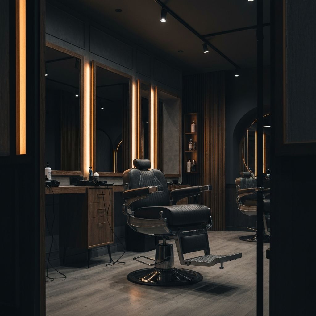 BTblendz barbershop interiør